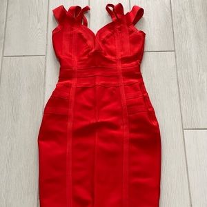 Red Bodycon stunning dress!